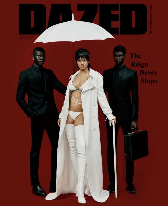sinnamonscouture:Rihanna Covers the 30th anniversary issue of Dazed magazine 2021