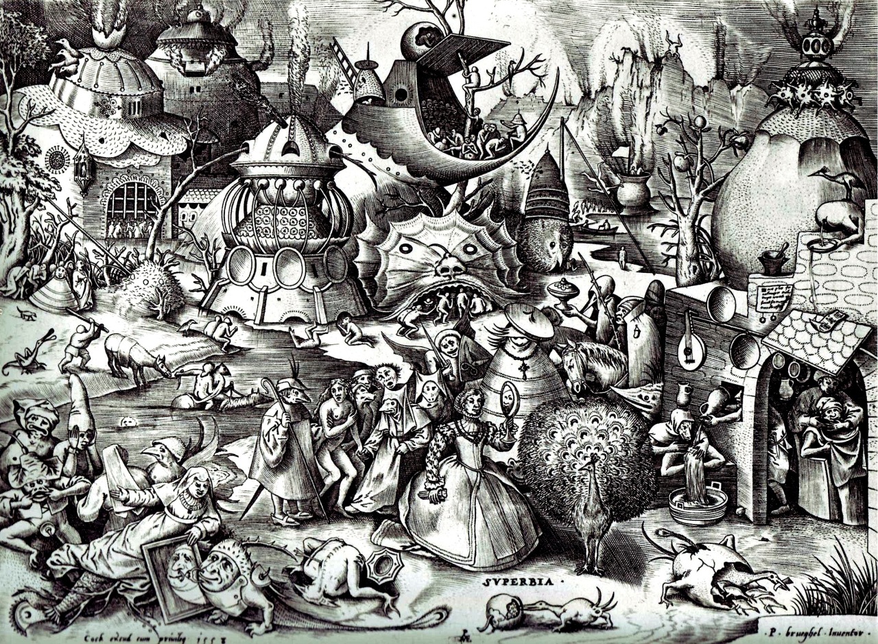 magictransistor:  Pieter Bruegel the Elder (engravings) ; from ‘The Seven Deadly