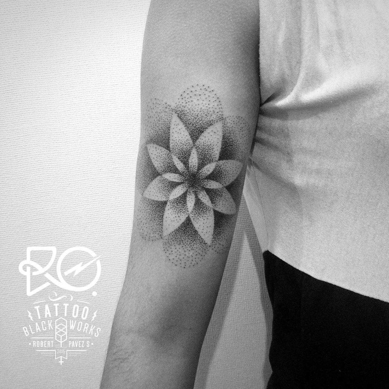 Geometric Dotwork Hand Tattoo  INKVASION Tattoo Studio  SINGAPORE