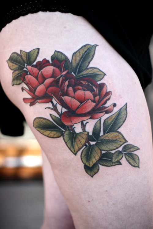 Rose tattoo to raise funds for social justice by Kirsten Holliday