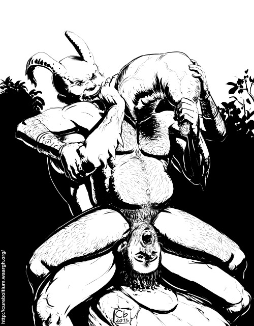 gigaartbyothers:  Thechronicles of a man who decided to try and sell himself to gain position in a demonic cabal…only too late realizing that “power” has different meanings… Art by Cureboltium.