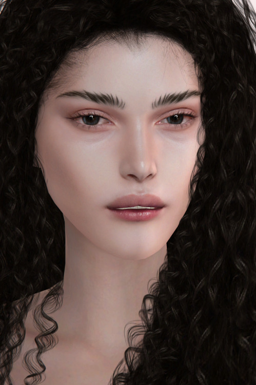 obscurus-sims: SKIN N13: 21 colors, 42 swatches (each color has 2 eyelids options),  teen+, fem