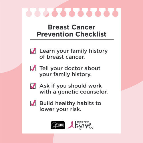 How can you take steps to prevent breast cancer in 2020? Start by learning your family health history. Here’s how: https://bit.ly/37tQkWi