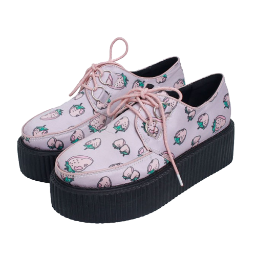 dancingwithmonsterss:  omg-transparent:  http://sailor-lune.tumblr.com/post/58789394712/shop-cute-strawberry-creepers-23-00  ♛ Grunge Queen ♛ ♡ Follow my new botm and message me for a promo ♡ 