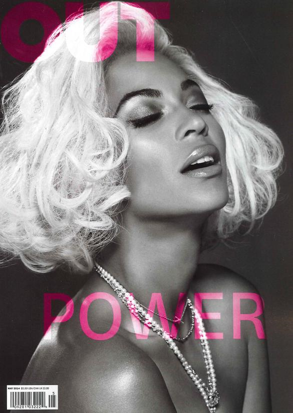 Beyoncé is covering the Power issue of “Out” - May 2014.