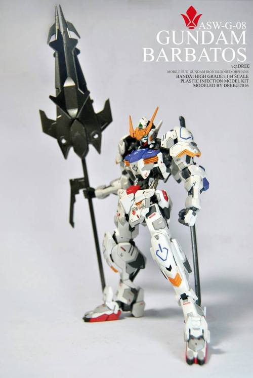 sawutwo:  (模型・プラモデル投稿SNS【MG-モデラーズギャラリー】ガンプラ｜AFV｜ジオラマ｜ - 1/144 HG Barbatos ver.Dree by Adree Adreanから)  