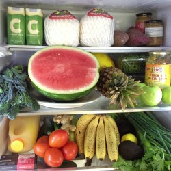 roadto-healthy:  Wish it was my fridge.