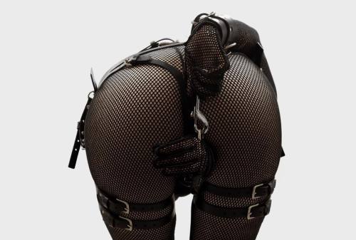 yourkinkyobsession:Fetish, shot with Fleet Ilya leather designs.