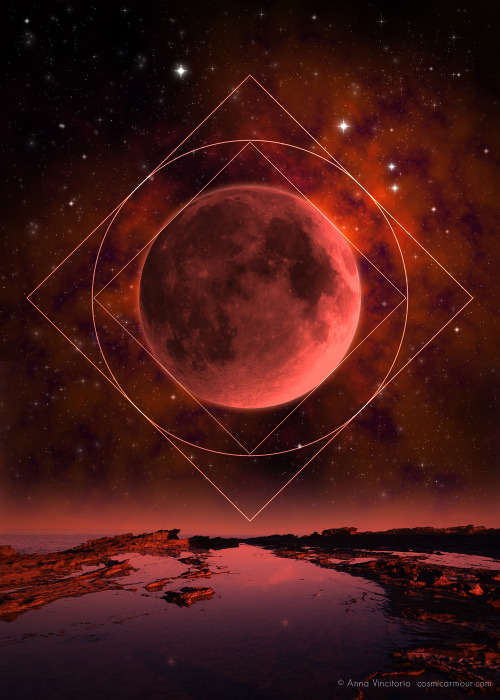 Lunar Eclipse in Aries - Supermoon - 27th September, 2015  - cosmicarmour.com