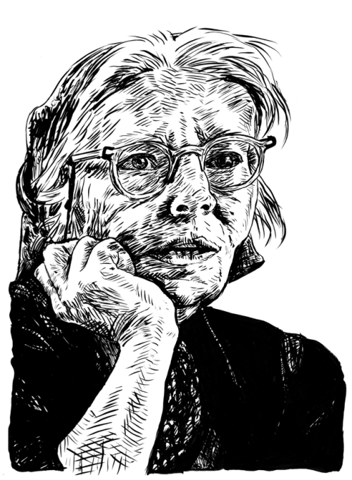 a portrait of dorothy day for an upcoming project