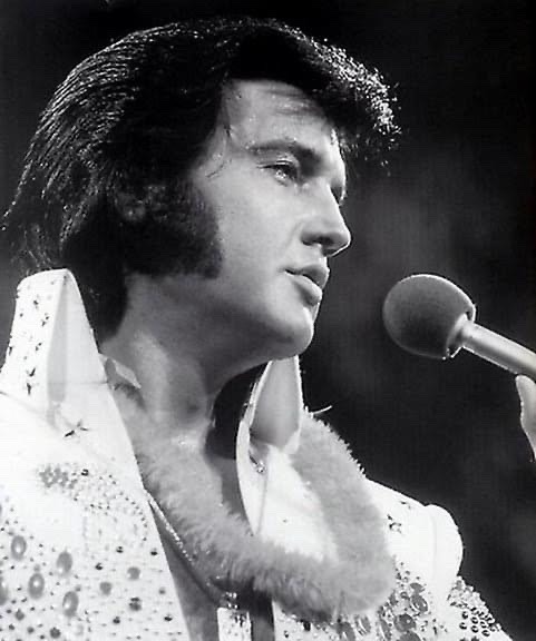 Elvis During The Aloha From Hawaii Concert, January 14, 1973.