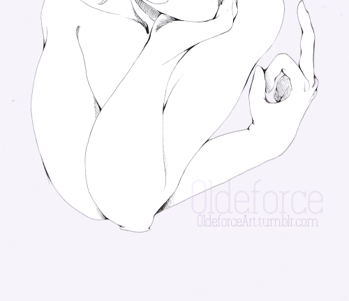 oldeforce: and here’s the lineart! evve youll get the finished one when its done~! (lineart tr