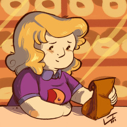 nidbaesenpai:  i was watching watermelon steven when i had the sudden urge to draw sadie