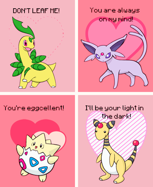 justahornynerd:  shelgon:Pokemon Valentines adult photos