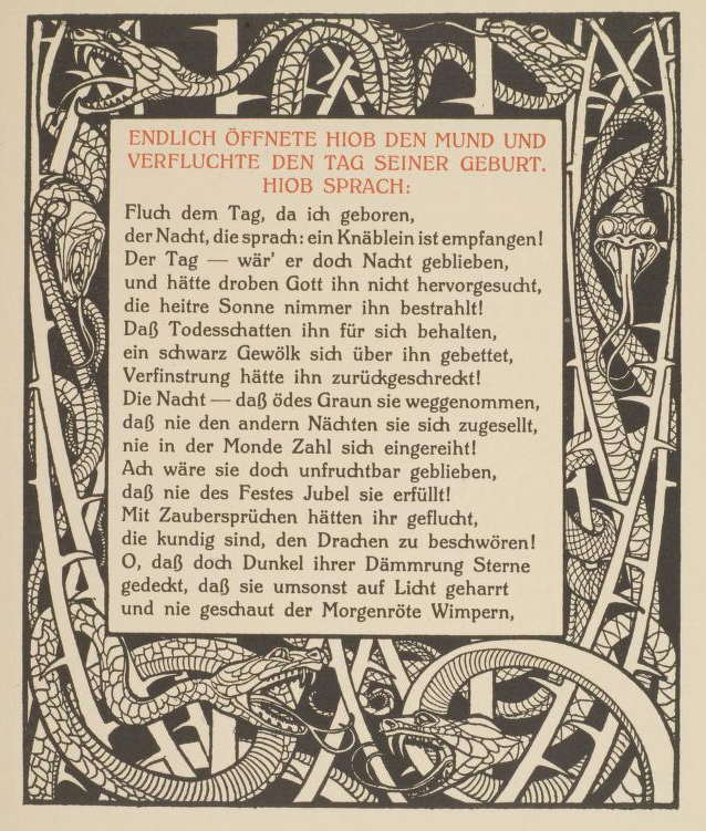 hideback: Ephraim Moses Lilien (Galician, 1874 – 1925) The Books of the Bible,