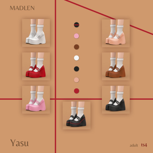  Yasu ShoesCute Mary Jane pumps coming in variety of colours!With and without socks variant included