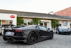 automotivated:  Blacked out DMC Aventador (by Effspots)  Beast