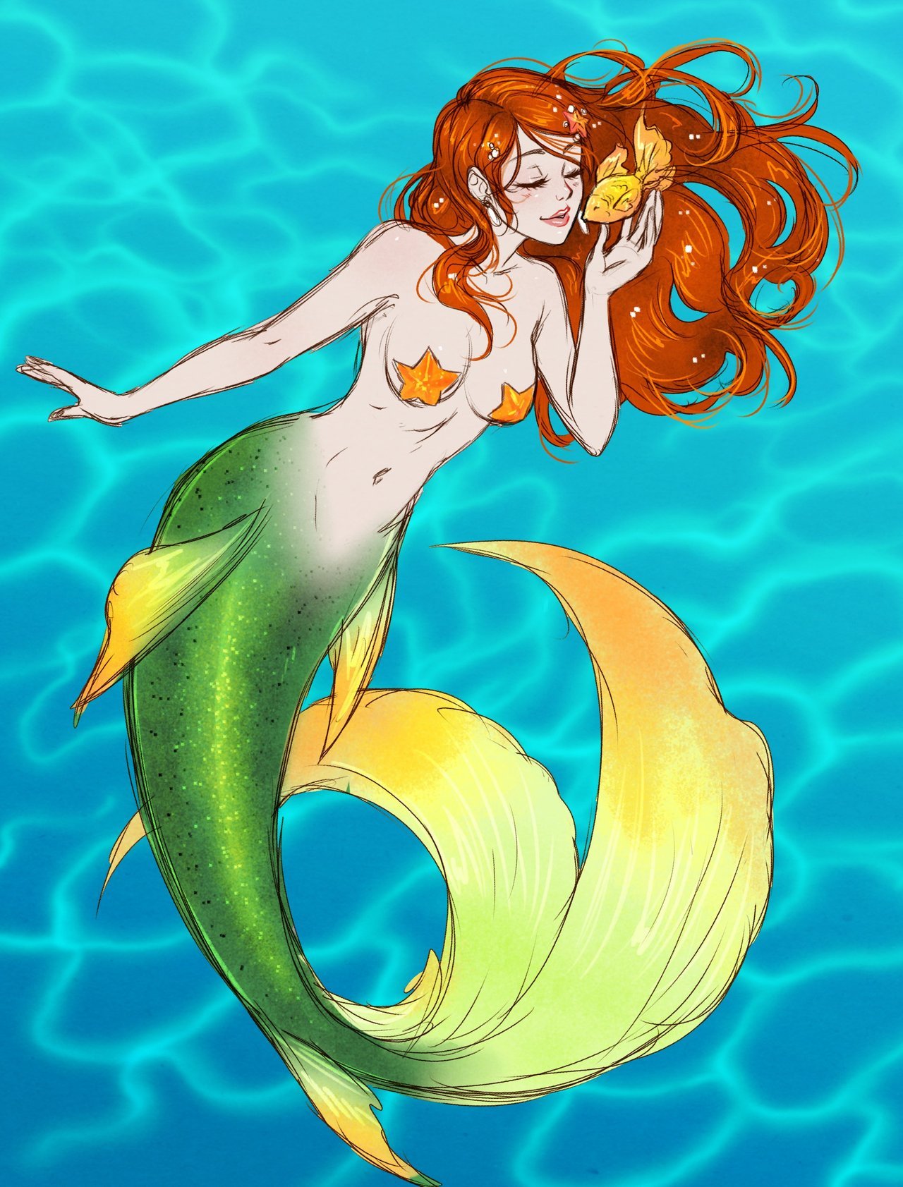 sammiegscribbles:     Slots for Mermay are open! $45 for a single character sketch