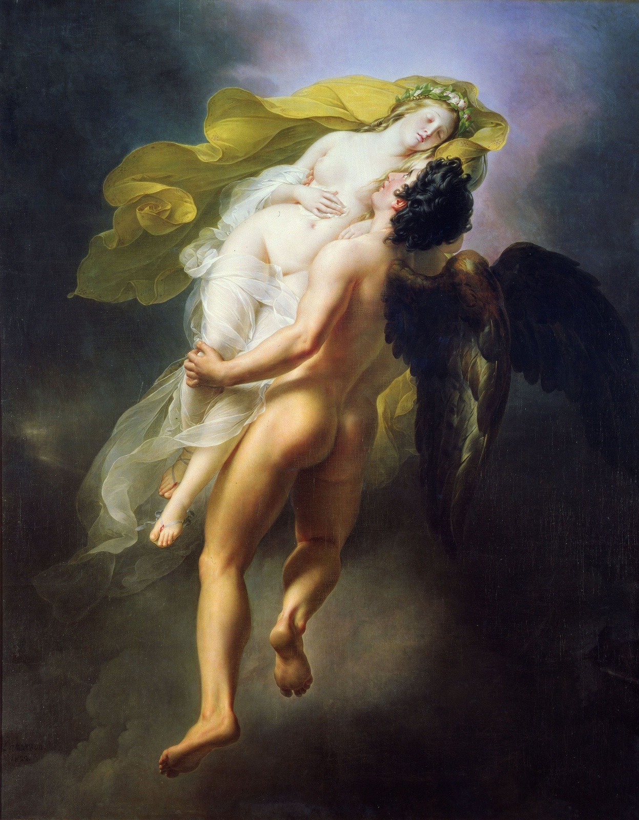 auriferis929:  Joseph Ferdinand Lancernon (1794-1874) Boreas abducting Oreithyia
