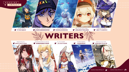 ✨CONTRIBUTOR LINEUP✨Please enjoy our incredible lineup of creators contributing with their works to 