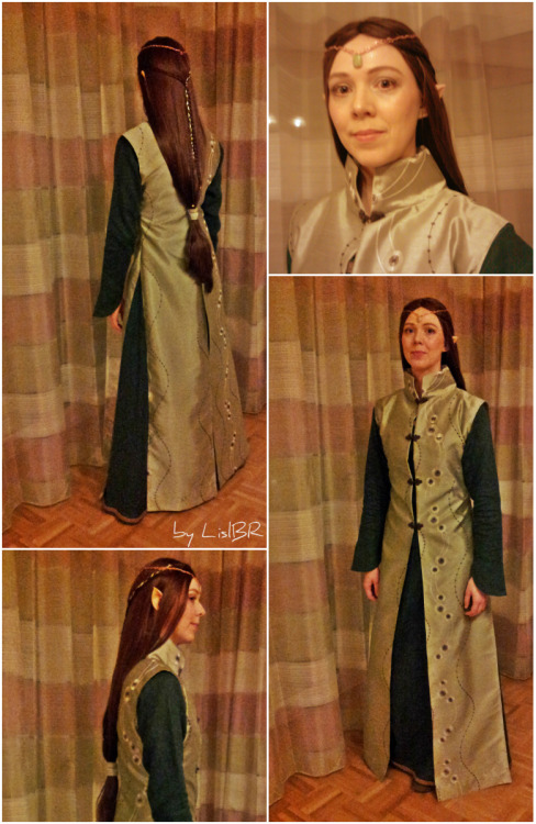 bylislbr:Nímiel - the Sindar from the FalasHere is a dress I have designed and sewn as part of the T