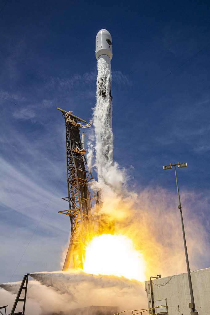 GPS III-5 Mission by Official SpaceX Photos