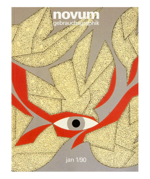 Kazumasa Nagai, cover of Novum magazine,1990. Via aiap.it