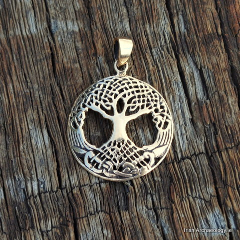 irisharchaeology:  This Tree of Life pendant features a spreading oak. There are