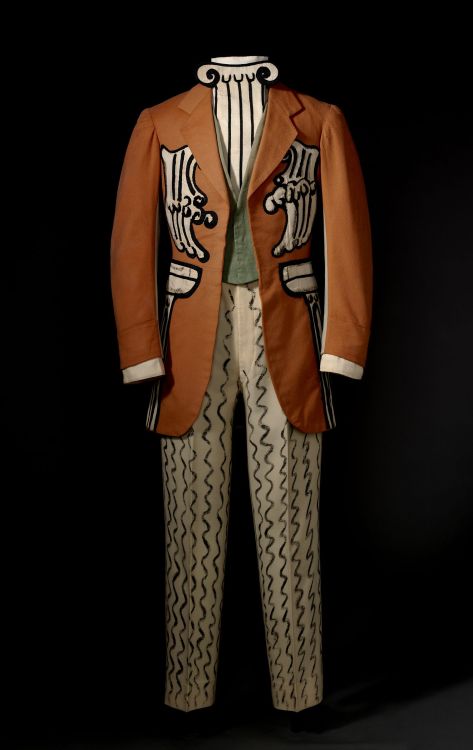 Costume for a male guest in Le Bal, designed by Giorgio di Chirico and created by A. Youkine Italian