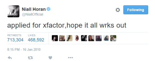 louisasfook:

6 years ago today, Niall applied for XFactor and hoped it all worked out 