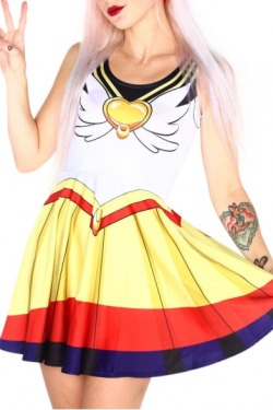 sneakysnorkel:  Sailor Moon Dresses &
