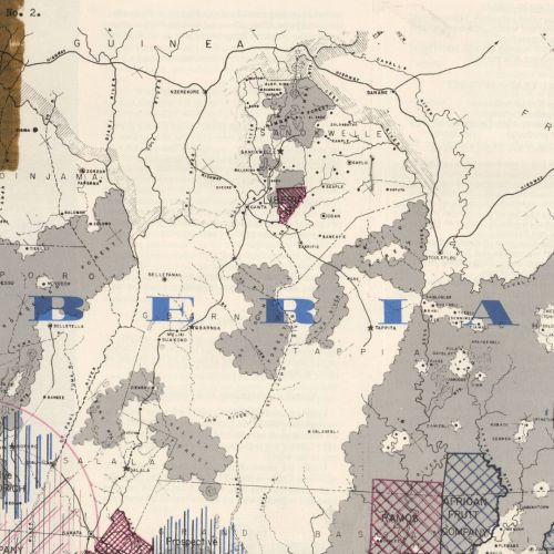 This map of Liberia comes from “Liberia Today,” a publication made by the United States Embassy in L