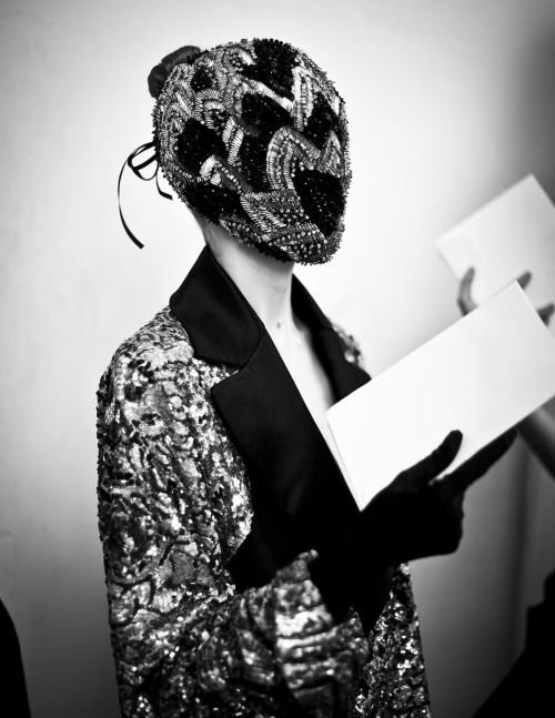 senyahearts:  Backstage - Maison Martin Margiela, F/W 2013 Haute Couture  