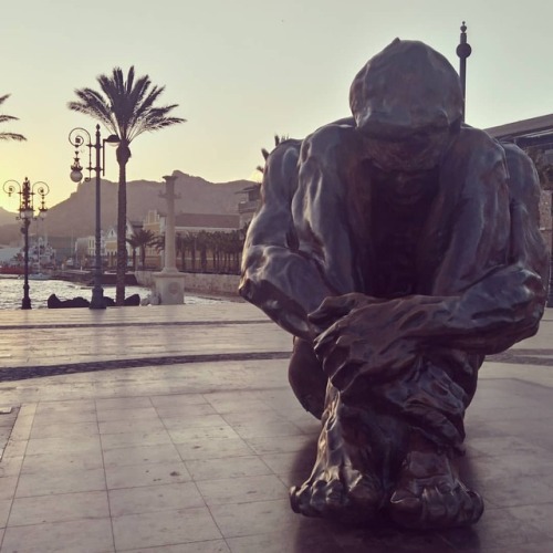 Being smaller in front of problems, tired to fight against. #cartagena #spain #sunset #beatifulplace