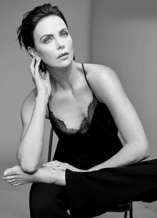bwbeautyqueens:Charlize TheronPhotographed by Thomas Whiteside for Marie Claire (June 2019)