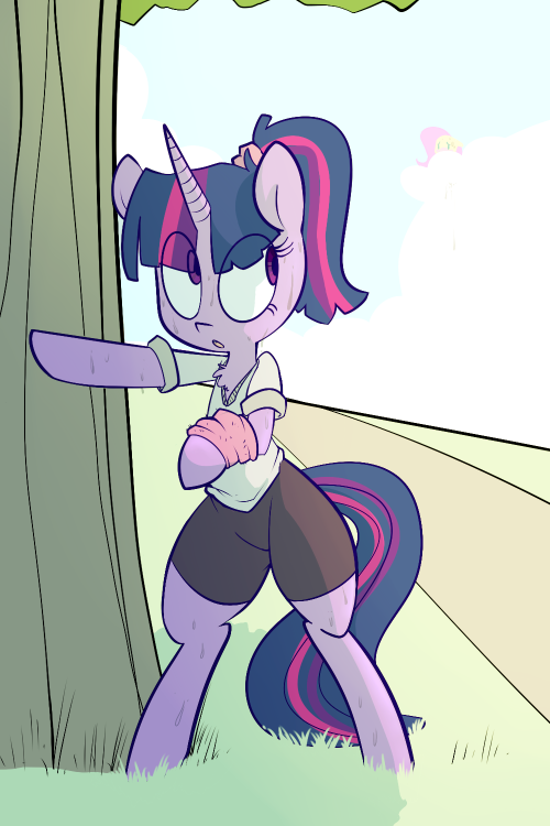 XXX mcsweezy:  Twily going for a runFuta version photo