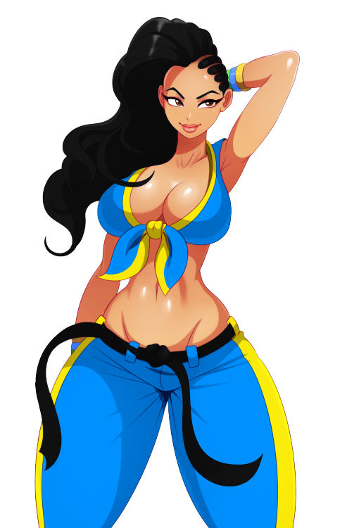 caliburwarrior:  Street Fighter V Laura Pixiv Artwork Colors Orignal artwork made by ss2 