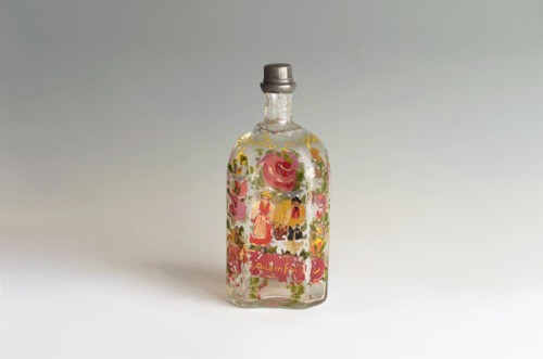 ドイツエナメル彩酒瓶　　18世紀