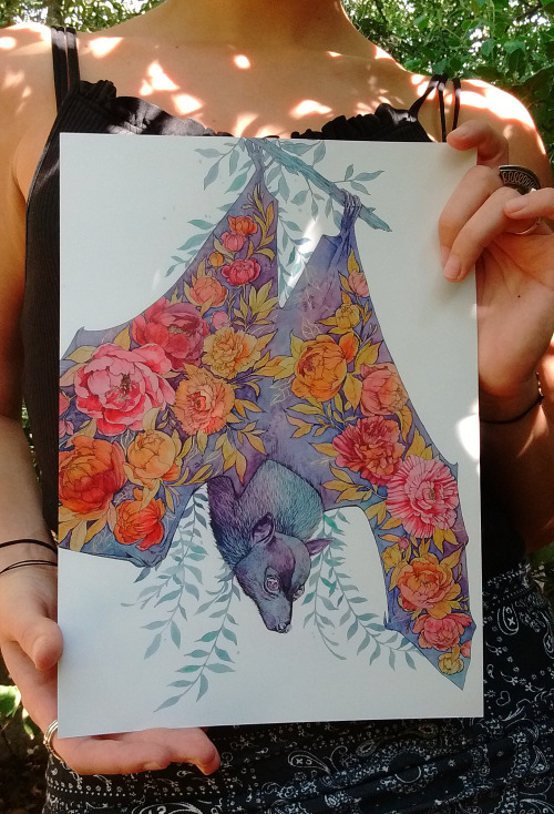 Hi everyone,Believe it or not - I actually made prints of the bat !  You can find them in my Etsy Sh
