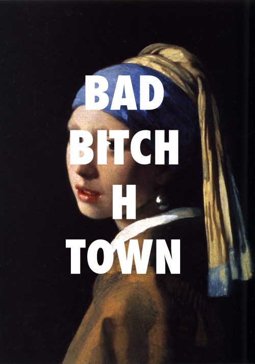 flyartproductions:
“ The Bitch with the Pearl Bling
Johannes Vermeer, Girl with a Pearl Earring (c. 1665) / Tom Ford, Jay-Z
”