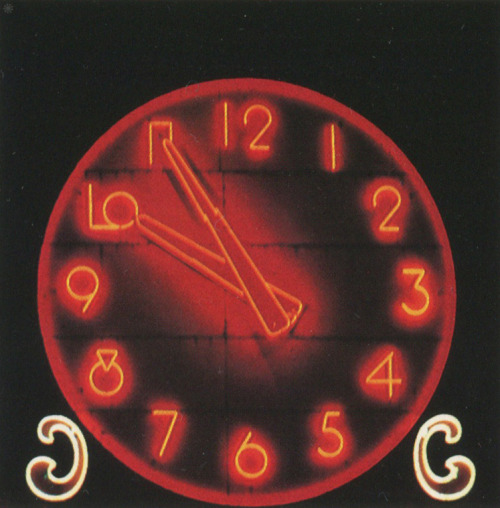 thegroovyarchives: 1930′s Neon ClocksFrom Let There Be Neon, Rudi Stern, 1979.