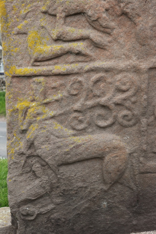 &lsquo;The Roadside Cross&rsquo;, Aberlemno Pictish Stones, Aberlemno, Angus, Scotland, 20.5.18.The 