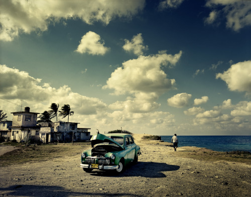 timelightbox:
“ Photograph by Joakim Eskildsen for TIME
March 7, 2013. An old American car, long a staple of Cuban roads, sits along Guanabo Beach, near Havana, Cuba. From “Cuban Evolution: Photographs by Joakim Eskildsen.”
See TIME’s Best...