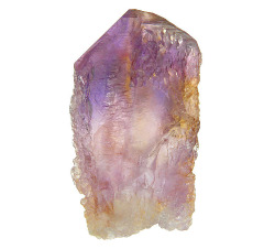 fuckyeahmineralogy:  Quartz var. Ametrine;