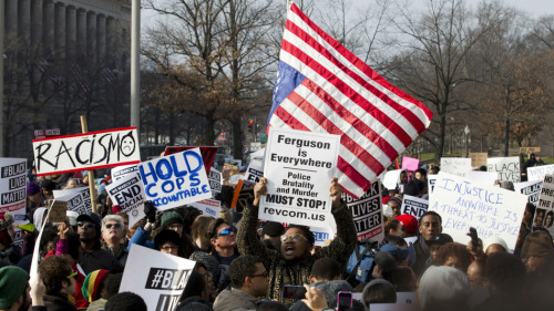 breakingnews:  Thousands march against police violence in Washington, DC Mashable: Thousands have gathered in Washington, DC, and other cities across the country to march against police violence and demand justice in the cases of Eric Garner, Michael