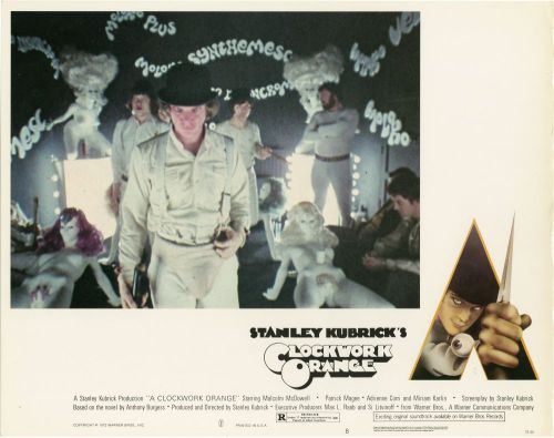 howardhawkshollywoodannex:foreign lobby card set for A Clockwork Orange (1971)A Clockwork Orange is 