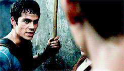 lovestory:  If you ain’t scared… you ain’t human. The Maze Runner (2014) 