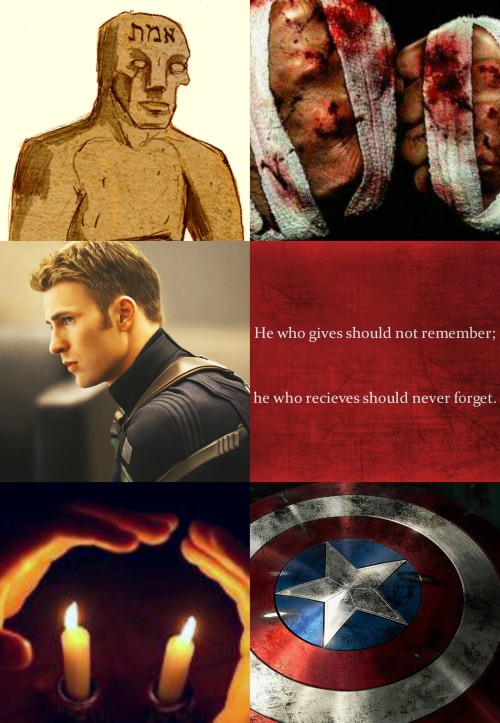 jewishcharacteroftheweek:This week’s Jewish character of the week is: Steve Rogers(A supersold