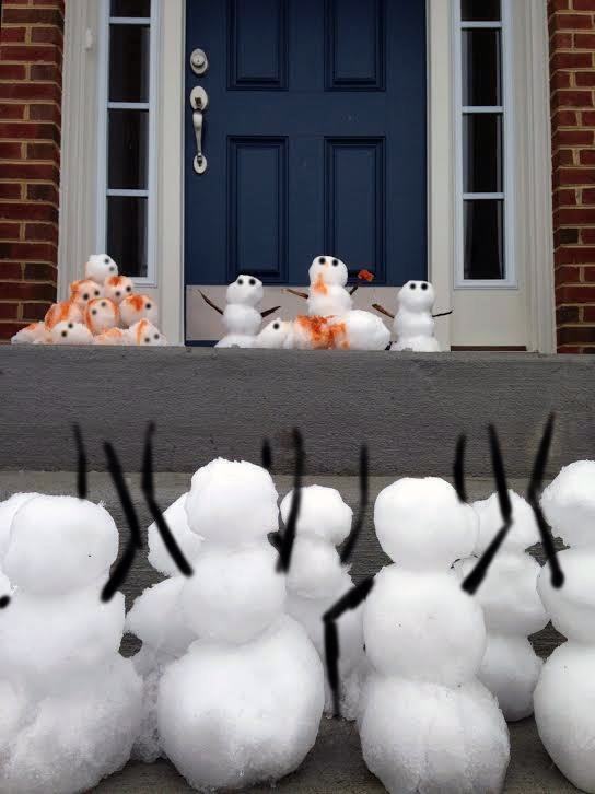 pleatedjeans:20 People and Animals Making the Best of a Snowy Situation