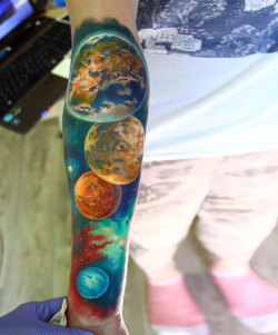Small Astronomy Tattoos That Are Out Of This World